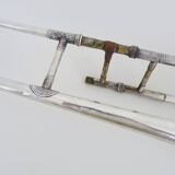 Vintage silver trombone by Antoine Courtois, Paris. 1824