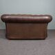 Chesterfield sofa in old cowhide 2.5 seats