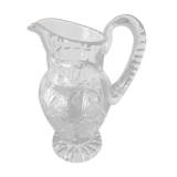 Carafe ou pichet en cristal taillé main