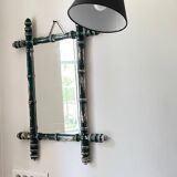 Antique mirror called Vintage patinated bamboo