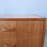 Mid-Century Danish Sideboard with Teak Veneer and Hairpin Legs, 1960