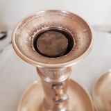 Copper candlesticks, vintage French, candlesticks, 40s