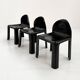 Black Chair Model 4854 Chair by Gae Aulenti for Kartell, 1970