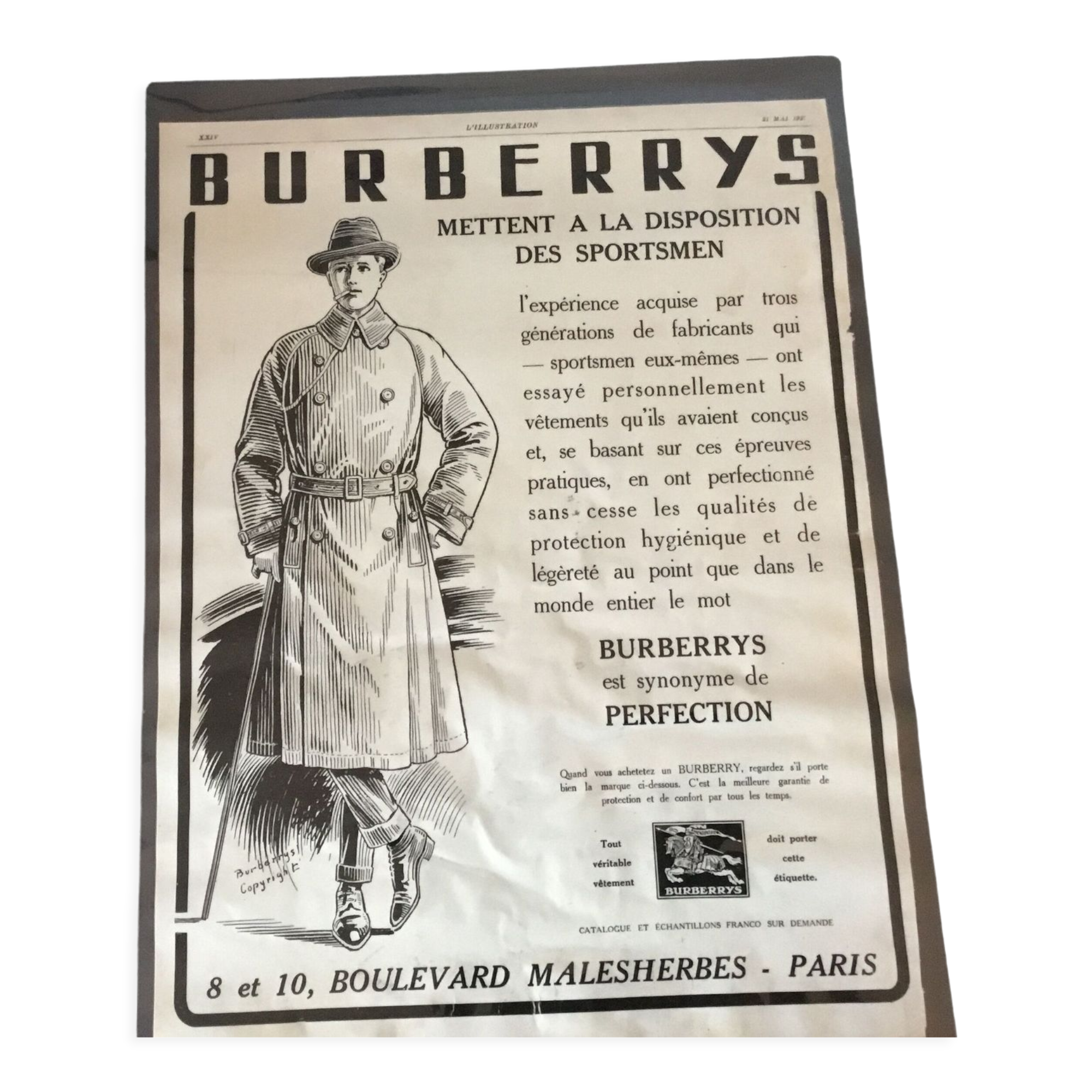 Vintage advertising to frame