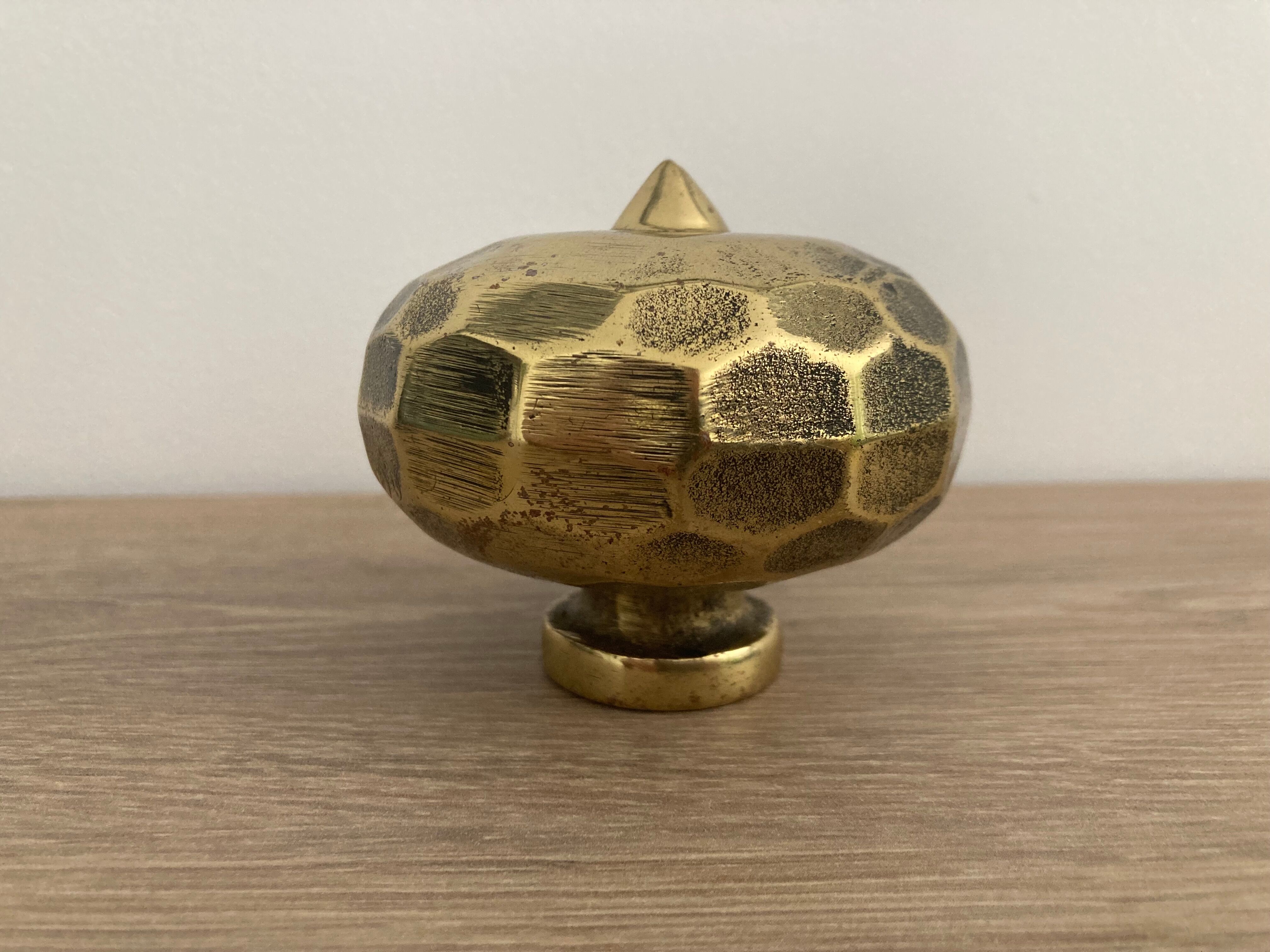 Solid brass entrance door handle