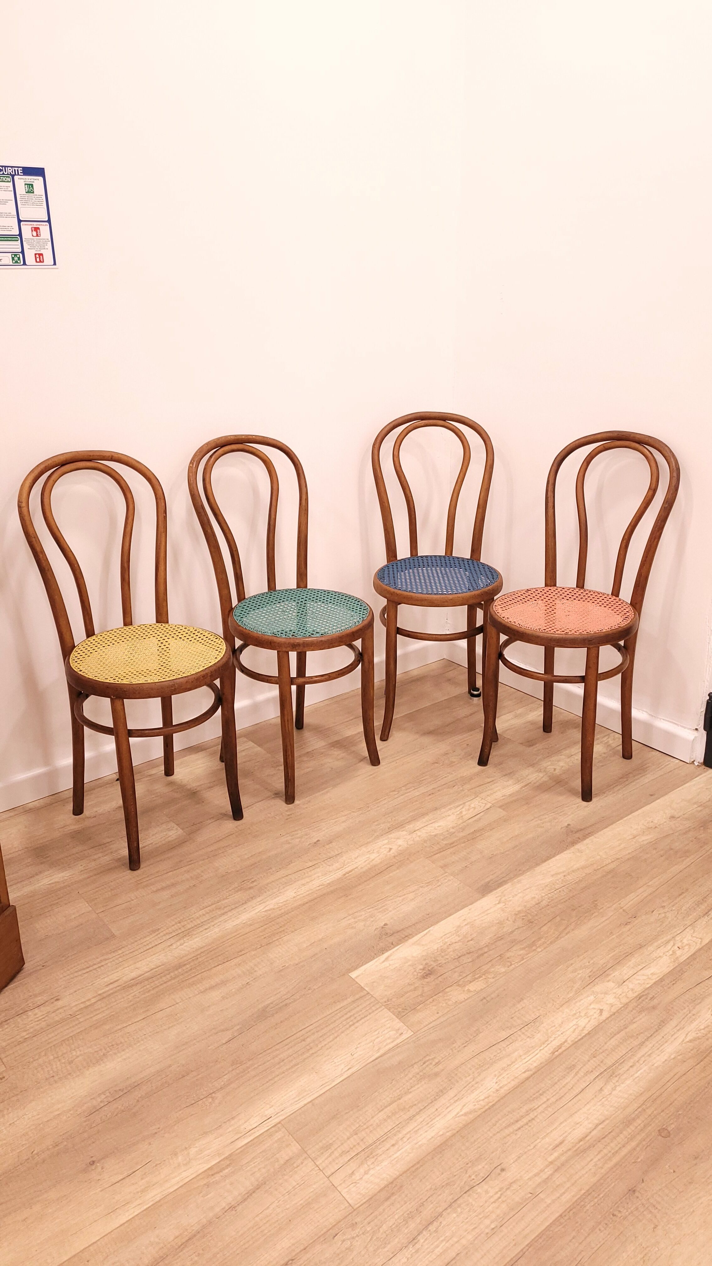 4 bistro chairs