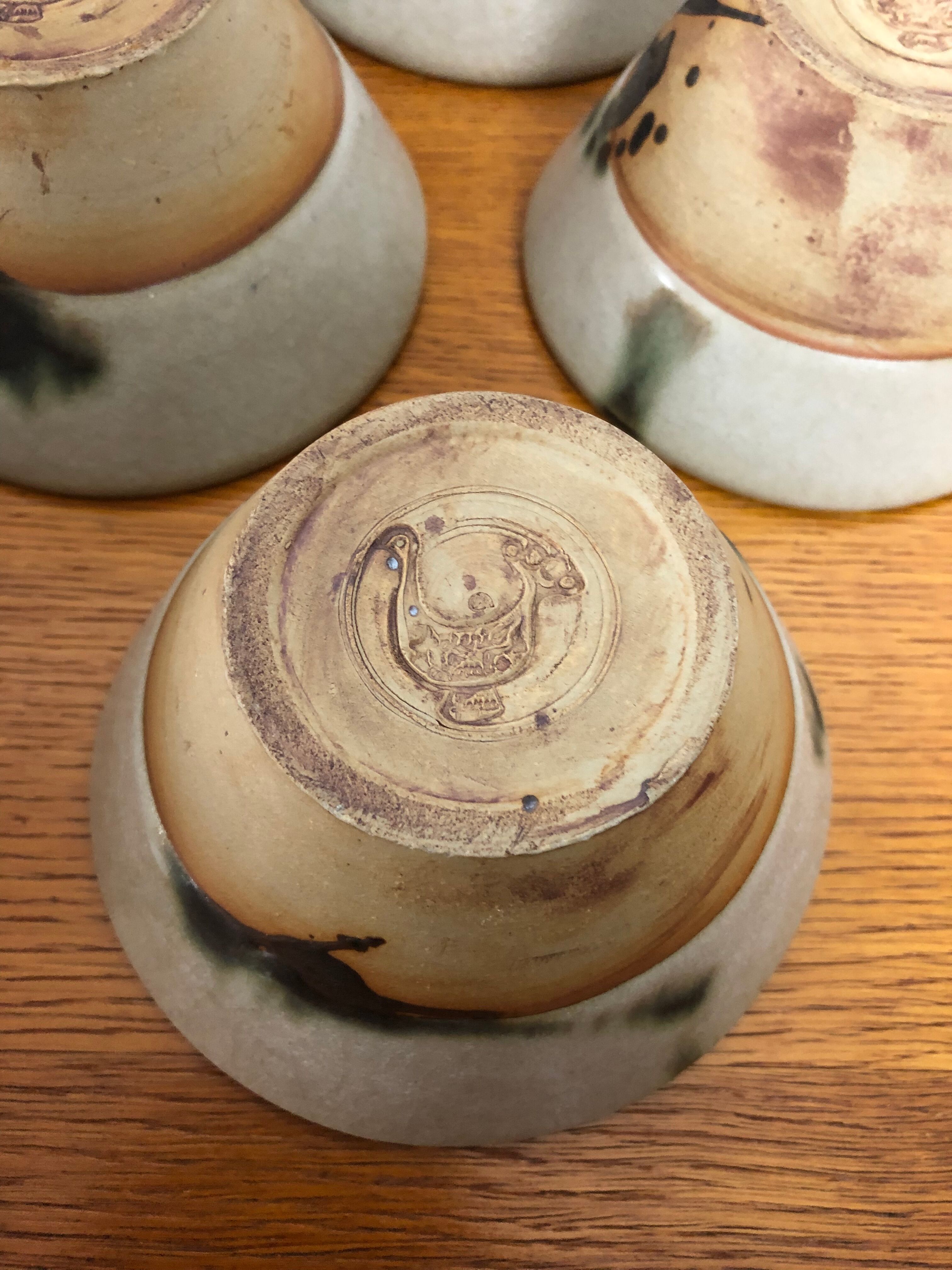 7 ceramic bowls pottery la Colombe