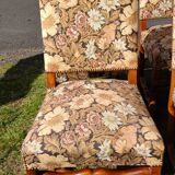 6 Louis XIV chairs in beech