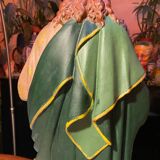 Large polychrome plaster statue of Jesus Christ