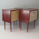 Pair of bedside tables from the mid-century, 1950s