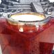 Ice Bucket or bottle cooler with brass details by Aldo Tura, Italy 1960s