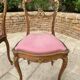 Paire de chaises en acajou style Louis XV