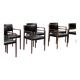 7 dining chairs attr. to Niels Moller