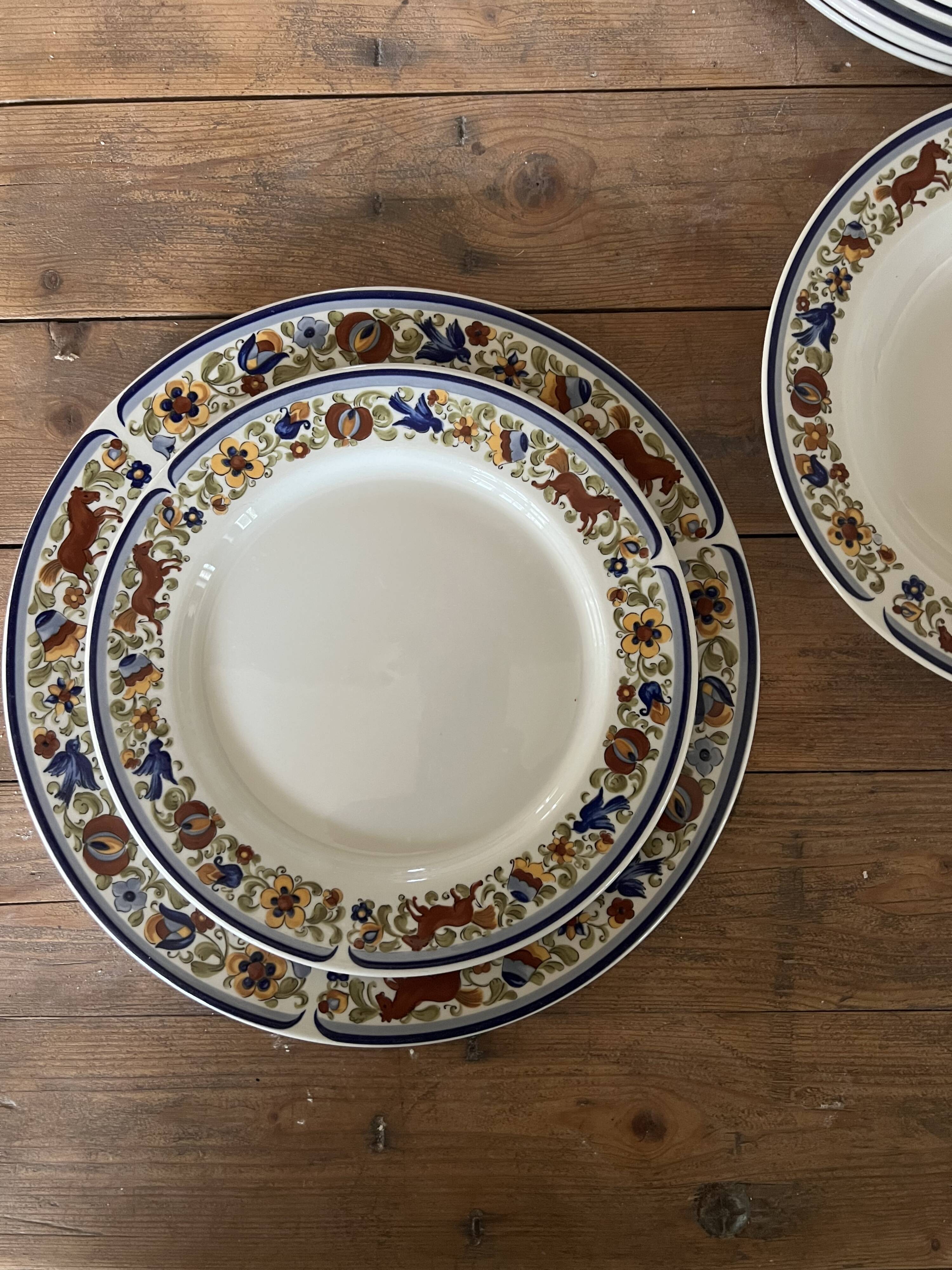 Villeroy & Boch "troubadour" tableware