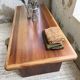 Table, bureau en teck 1970