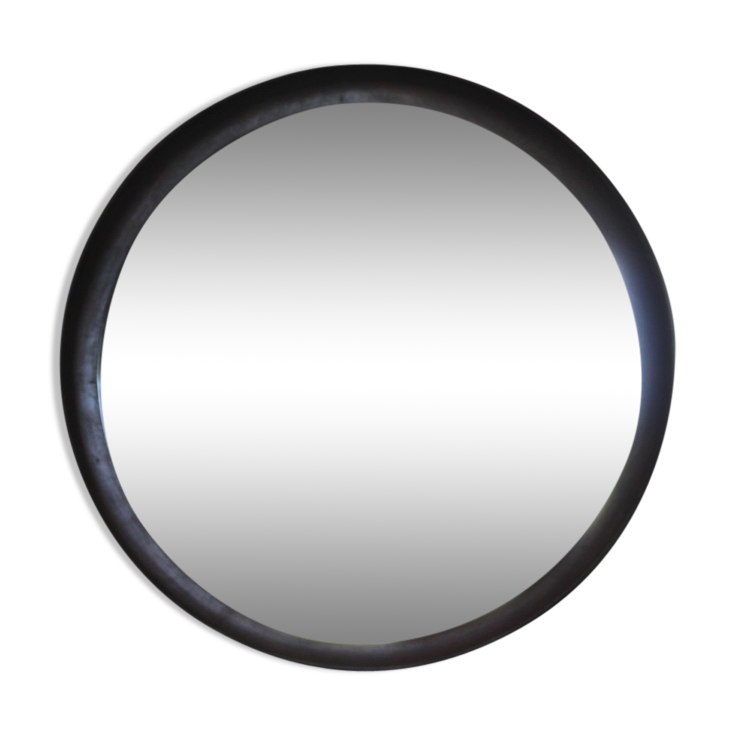 Vintage mirror, exotic wooden frame 50cm