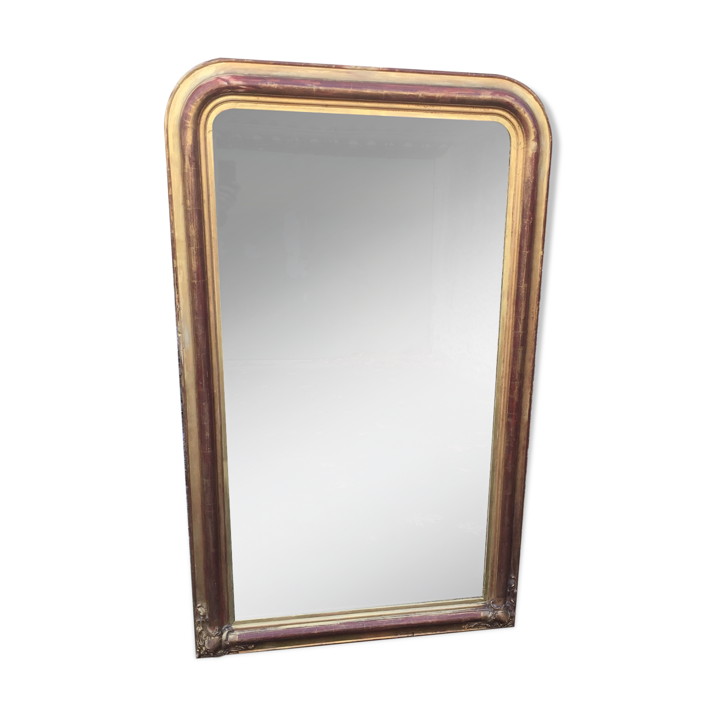 Louis Philippe period gilded wooden mirror