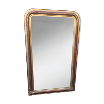 Louis Philippe period gilded wooden mirror