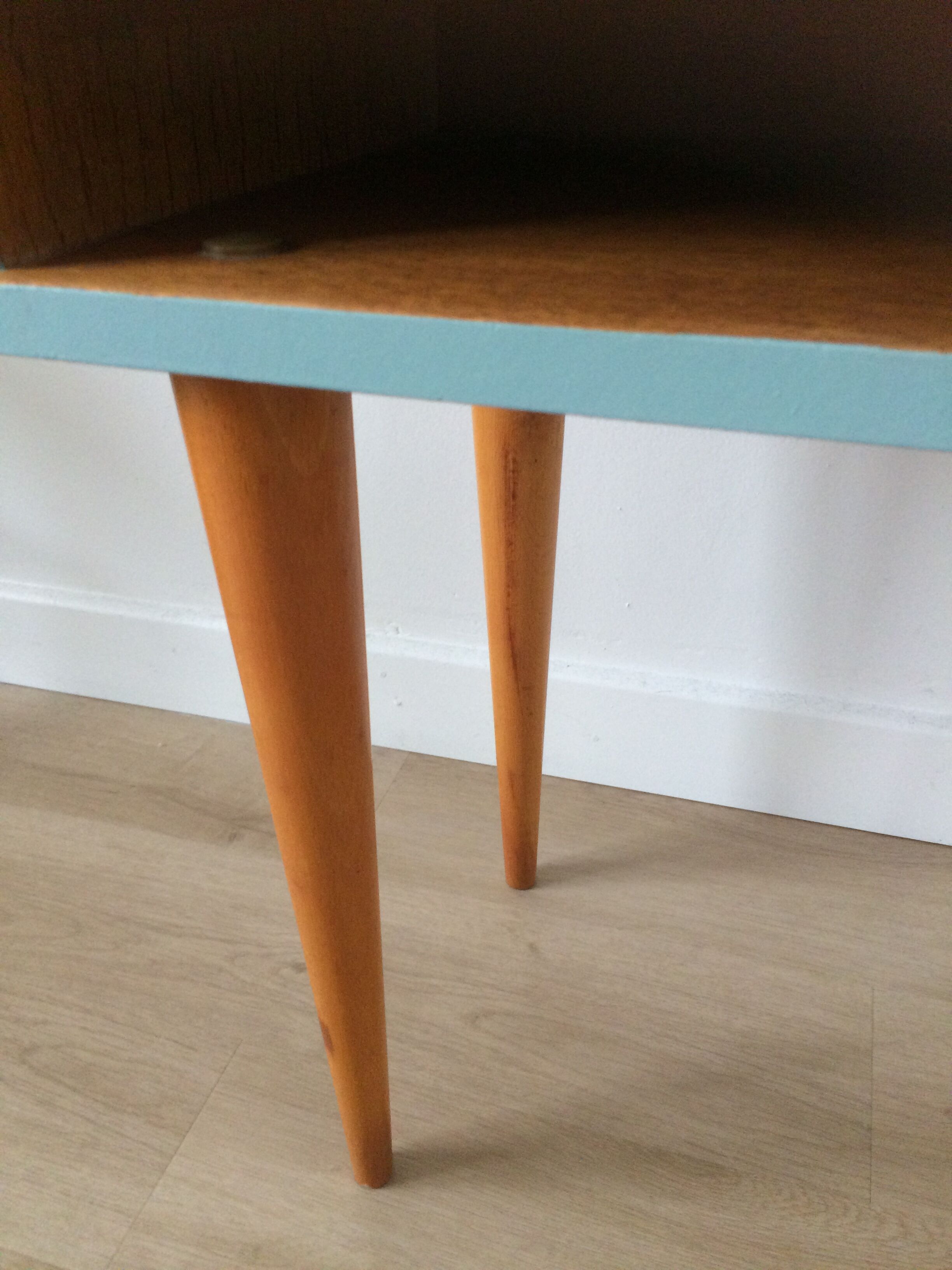 Vintage bedside table years 60 relookee