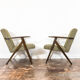 Pair Of Mid Century Oak Armchairs 1960's