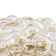 Globe Glass Wall Light in Amber by Helena Tynell, Limburg, Germany