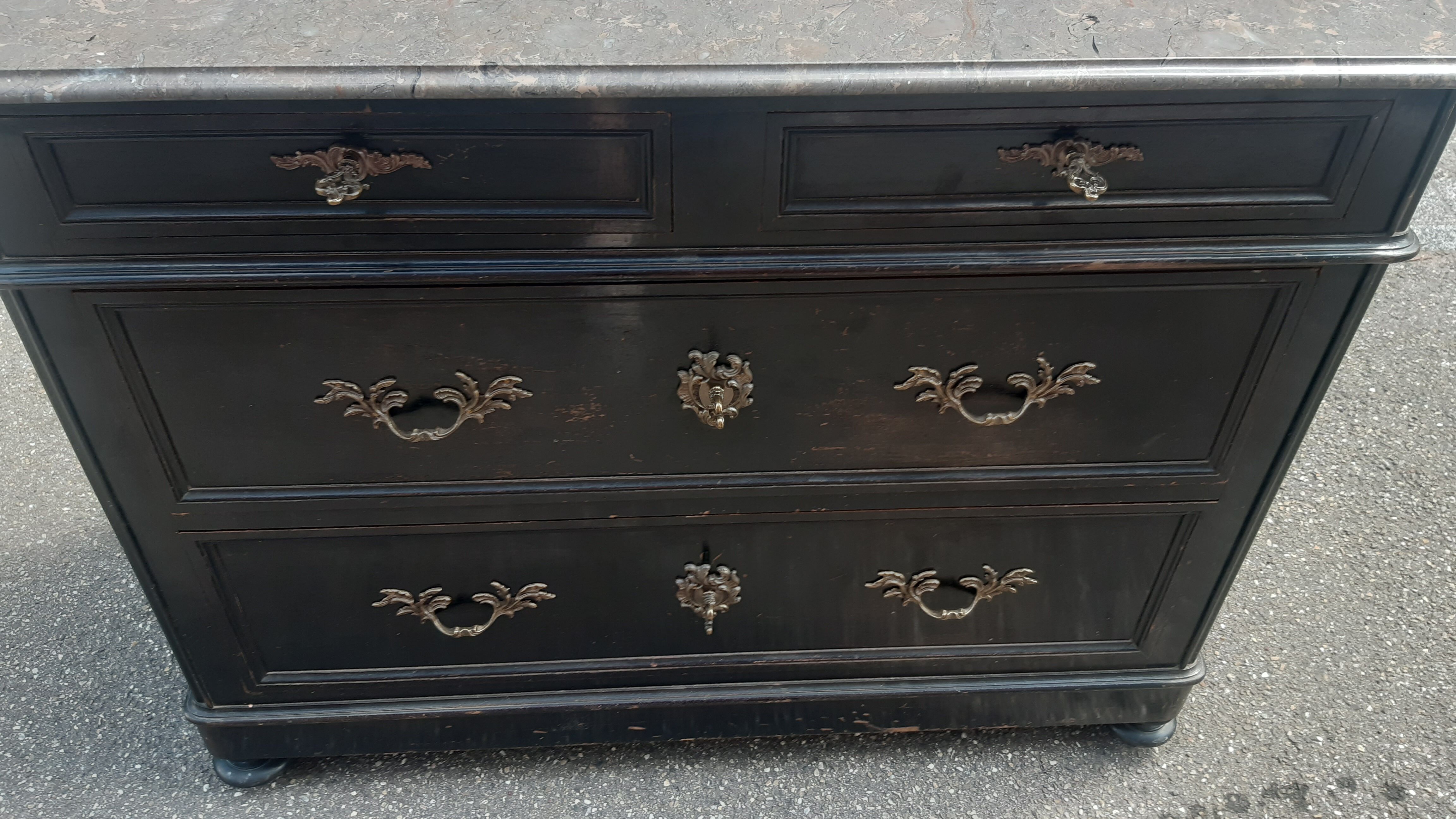 Commode marbre début XXème