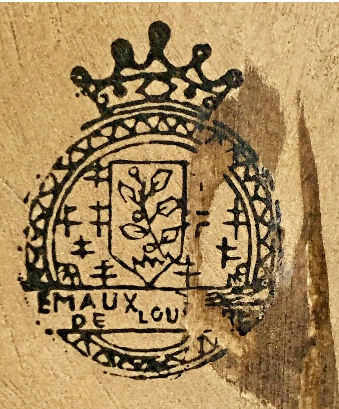 Ours craquelé Art Déco 1930 émaux de Louvière