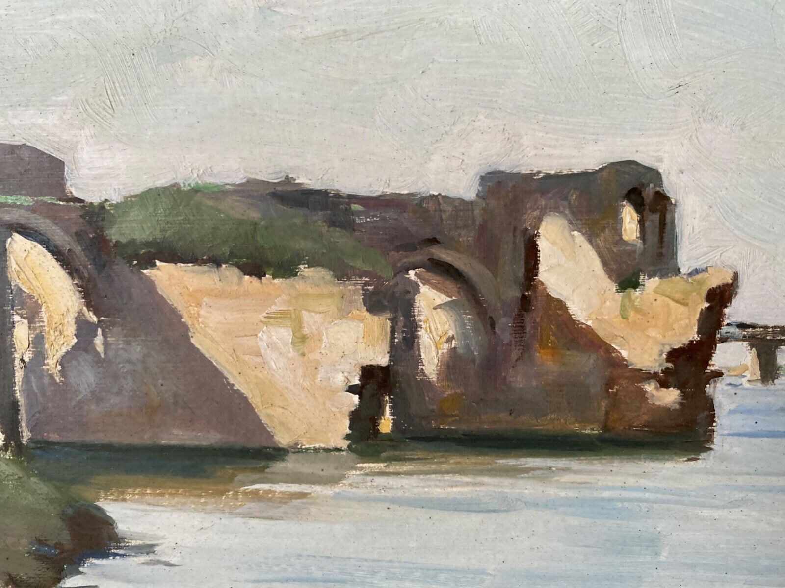 Countersigned lithograph Claude Hemeret Bouquet of blue flowers 43/175