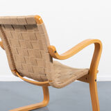 Sculptural armchair 1960 by Gustav Axel Berg for Bröderna Anderssons