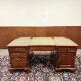 Classic English Mahogany Desk Partnerdesk