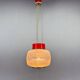 1960's Glass & Metal Pendant, Czechoslovakia