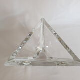 Empty Cup Pocket triangular glass signed