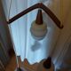 Large suspension boomerang teak , Philips design Louis Kalff ( 114 cm )
