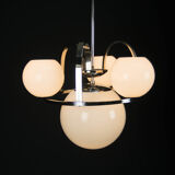 Bauhaus Chrome-plated Chandelier, 1930s