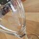 6 vintage engraved glass stemware glasses