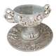 Capodimonte Ensemble – Bowl on pedestal and decorative plate