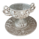 Capodimonte Ensemble – Bowl on pedestal and decorative plate