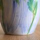 Vase à fleurs en céramique décor floral