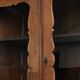 Practical old pine Dutch corner cabinet with nice details and patina