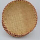 Trio of wicker baskets