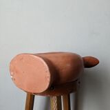 Handmade terracotta vase pottery Mexico