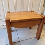 Solid elm bedside table