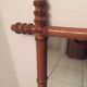 Vintage miroir barbier 1900 bambou ancien