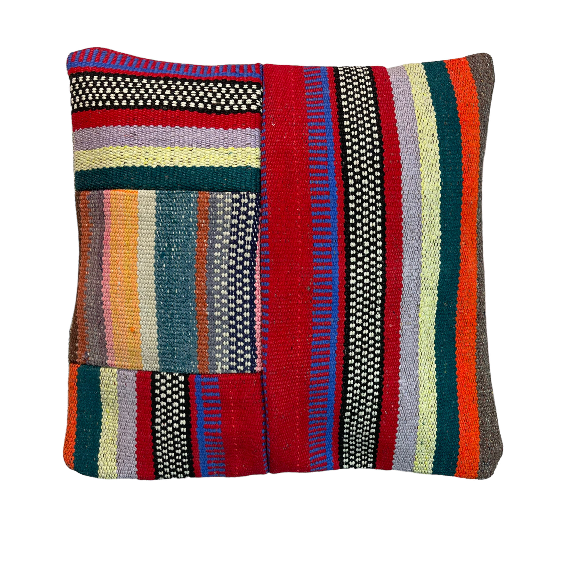 Vintage turkish kilim cushion cover 40x40cm