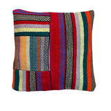 Vintage turkish kilim cushion cover 40x40cm