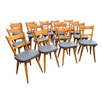 Lot de 18 chaises de brasserie Allemande