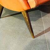 Caramel armchair from the 70s