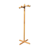 Door coats on foot 5 patères orientable wooden balls