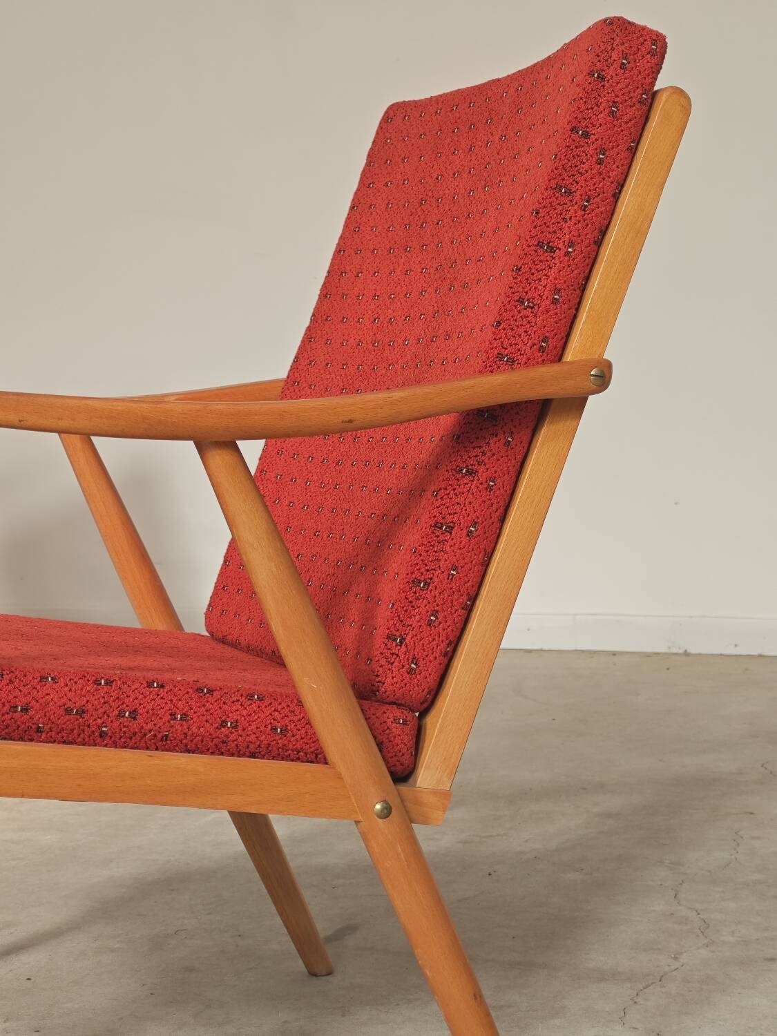 Pair of Boomerang armchairs by Antonin Suman for Ton (Thonet) 60