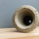 Medici vase in cast iron, celadon green